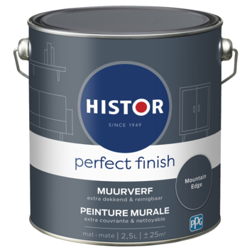 Histor Perfect Finish muurverf mat Mountain Edge 2,5 liter