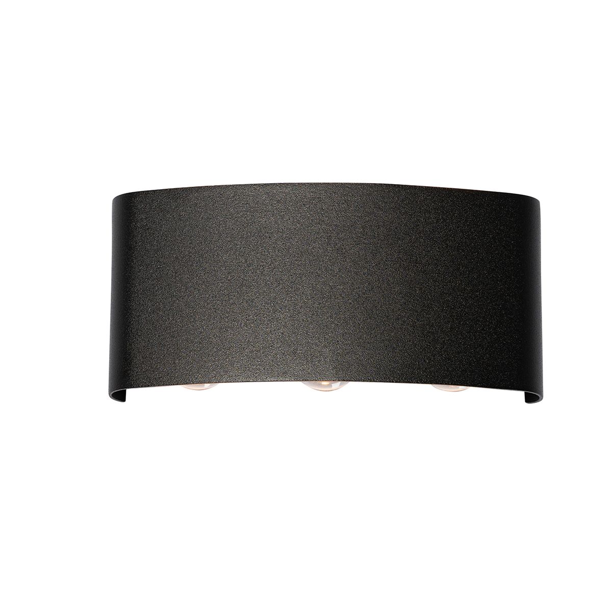 Buiten wandlamp zwart incl. LED 6-lichts IP54 - Silly