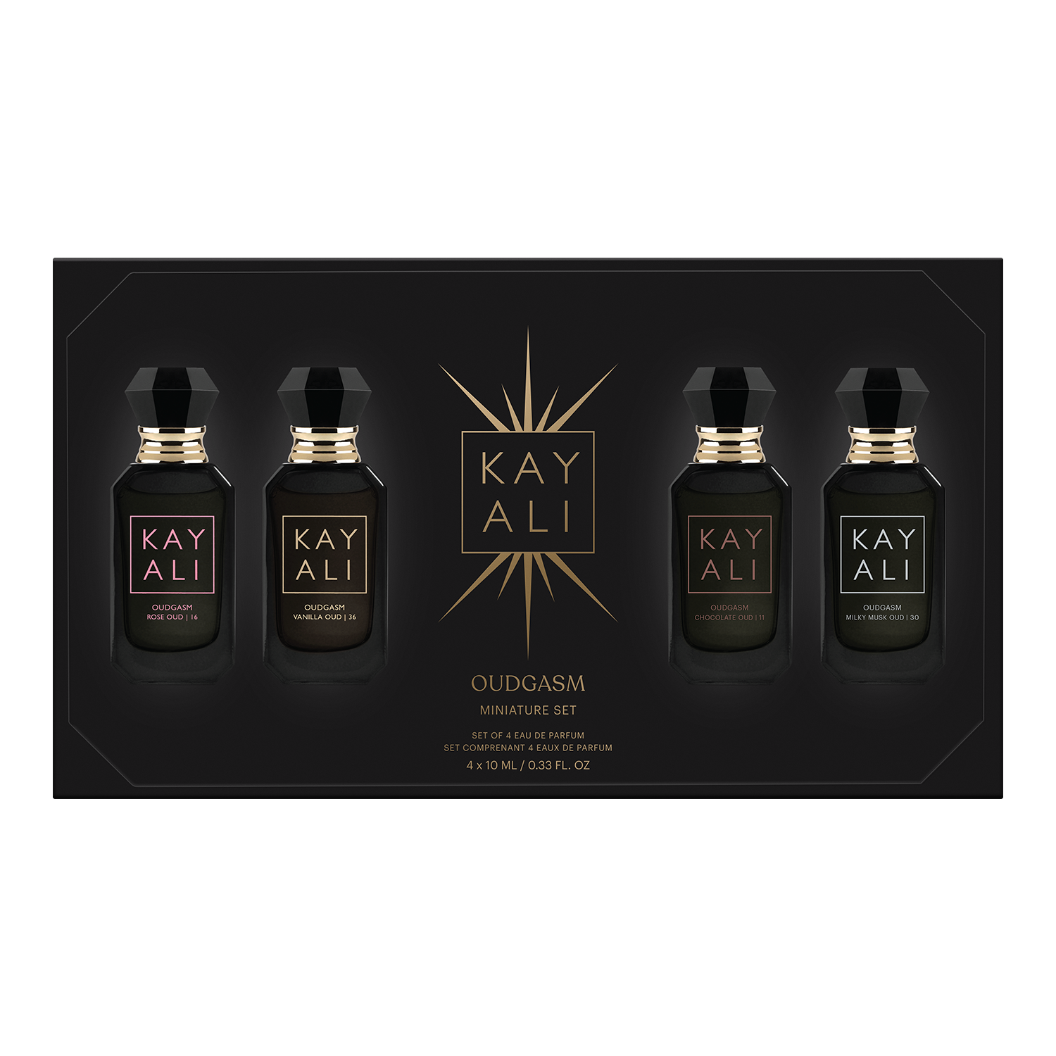 Oudgasm Miniature Set (Vanilla, Rose, Milky Musk, Chocolate)