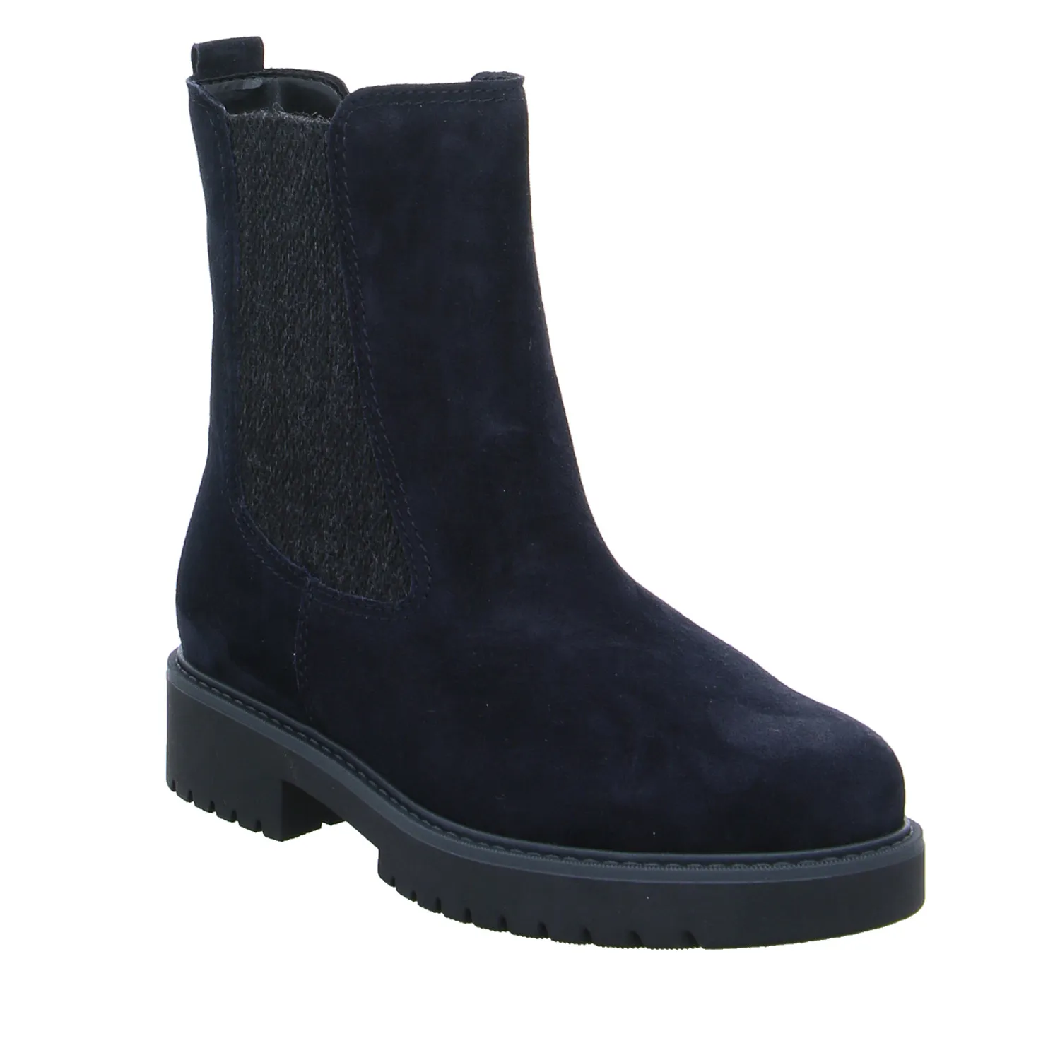 GABOR Comfort-Stiefelette Blau Leder