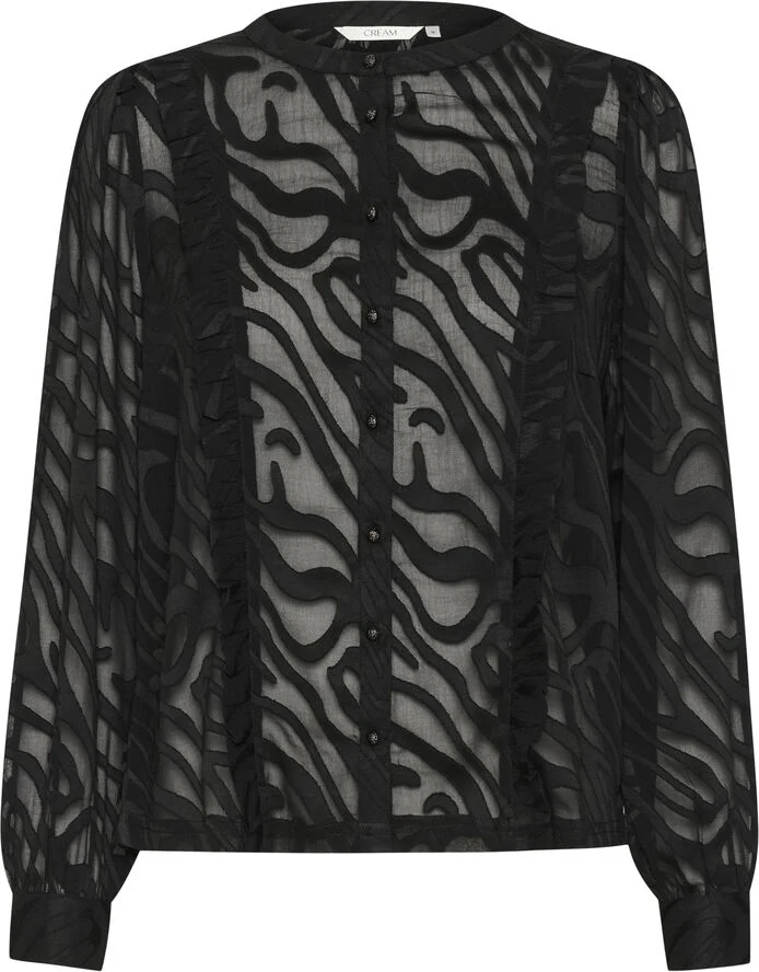 Cream CRYana Shirt Pitch black animal