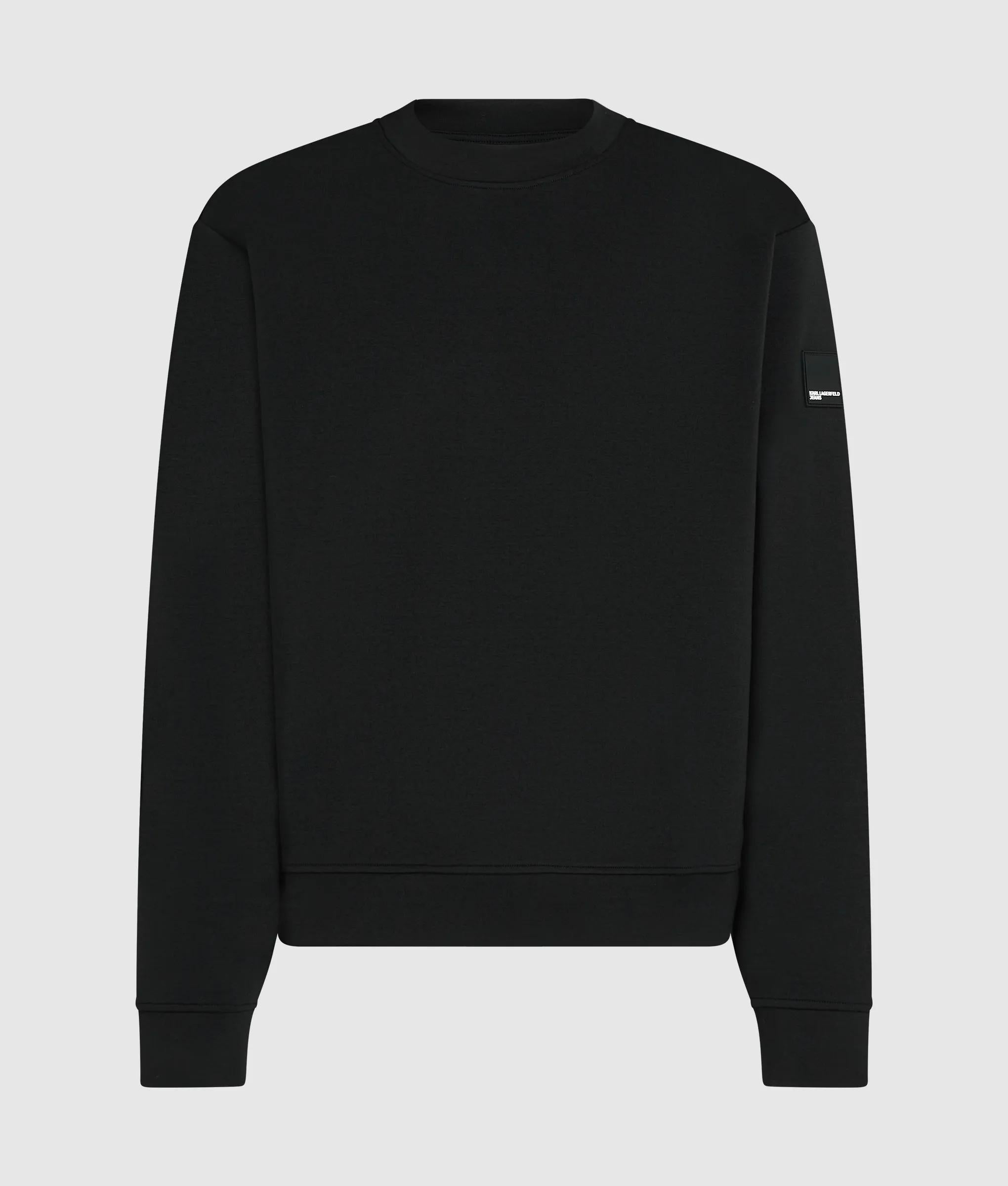 Scuba sweatshirt met ronde hals