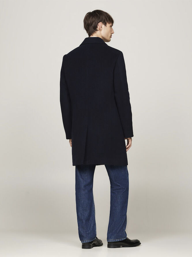 Tommy Hilfiger DC WOOL MIX COAT Desert sky