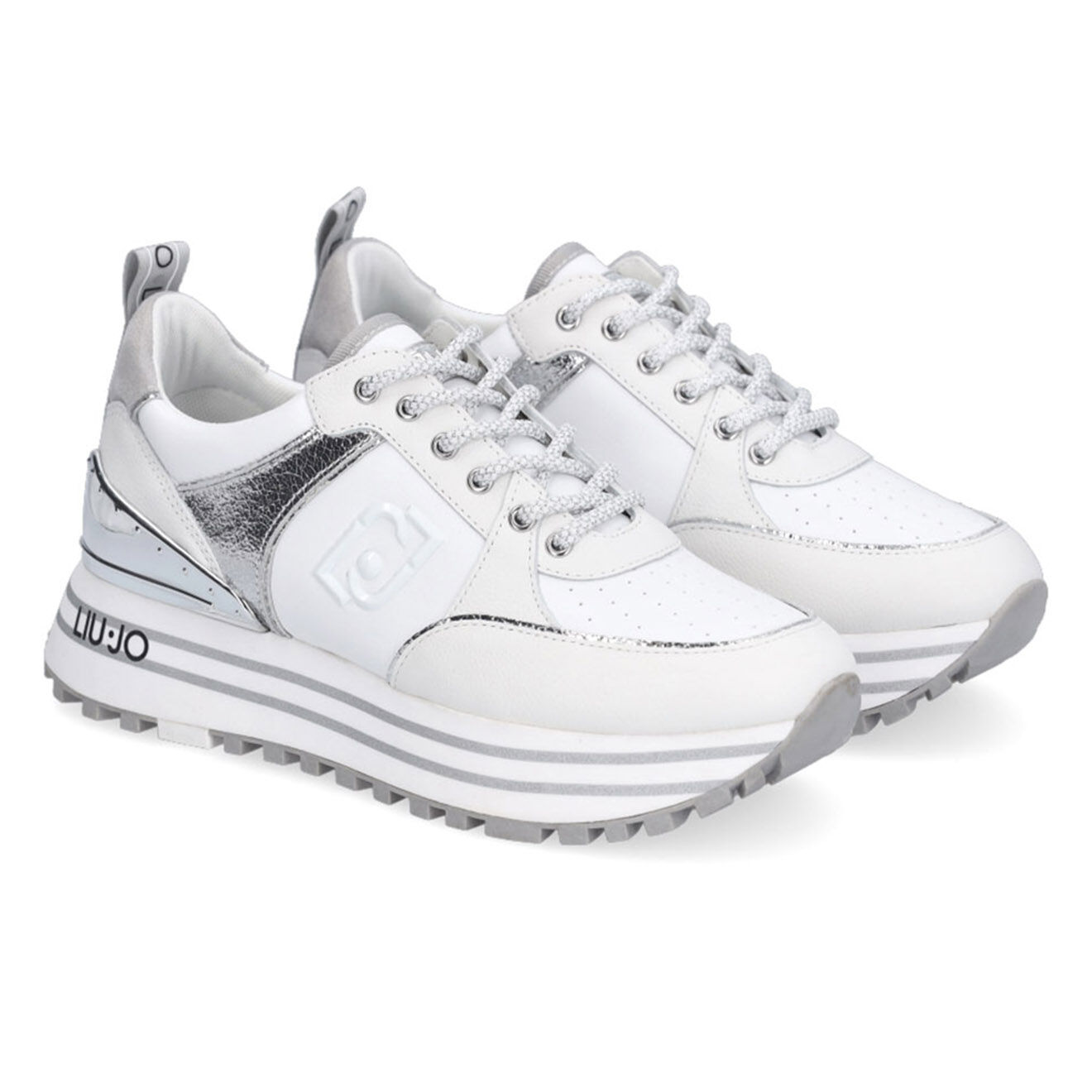 Liu-Jo Sneakers en Cuir Annabelle blanches