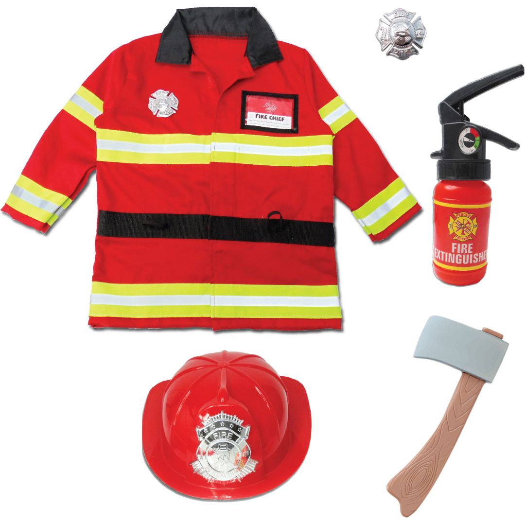 Great pretenders verkleedset brandweerman - 3-4 jaar