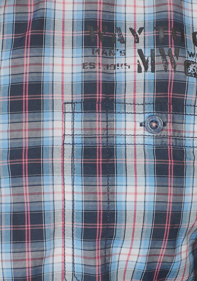 Man's World Kurzarmhemd , mit kleinem Print