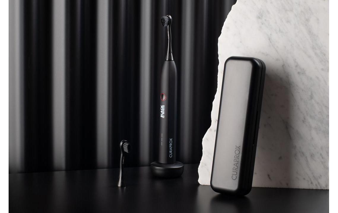 Schallzahnbürste Black is White Hydrosonic<br>Elektrische Zahnbürste in Matt-Schwarz