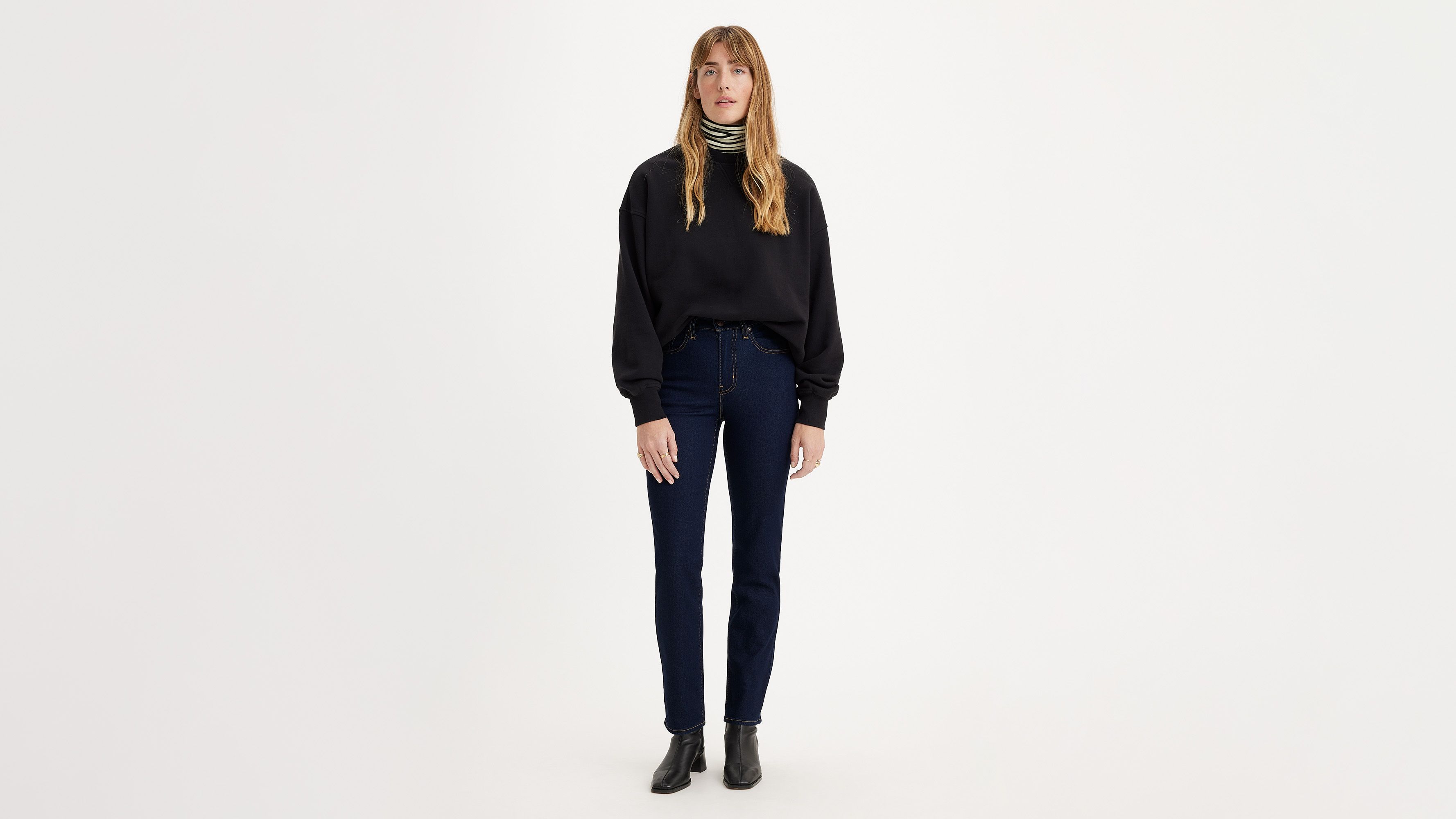 Jean 724™ Taille Haute Droit - Cast Shadows - Bleu