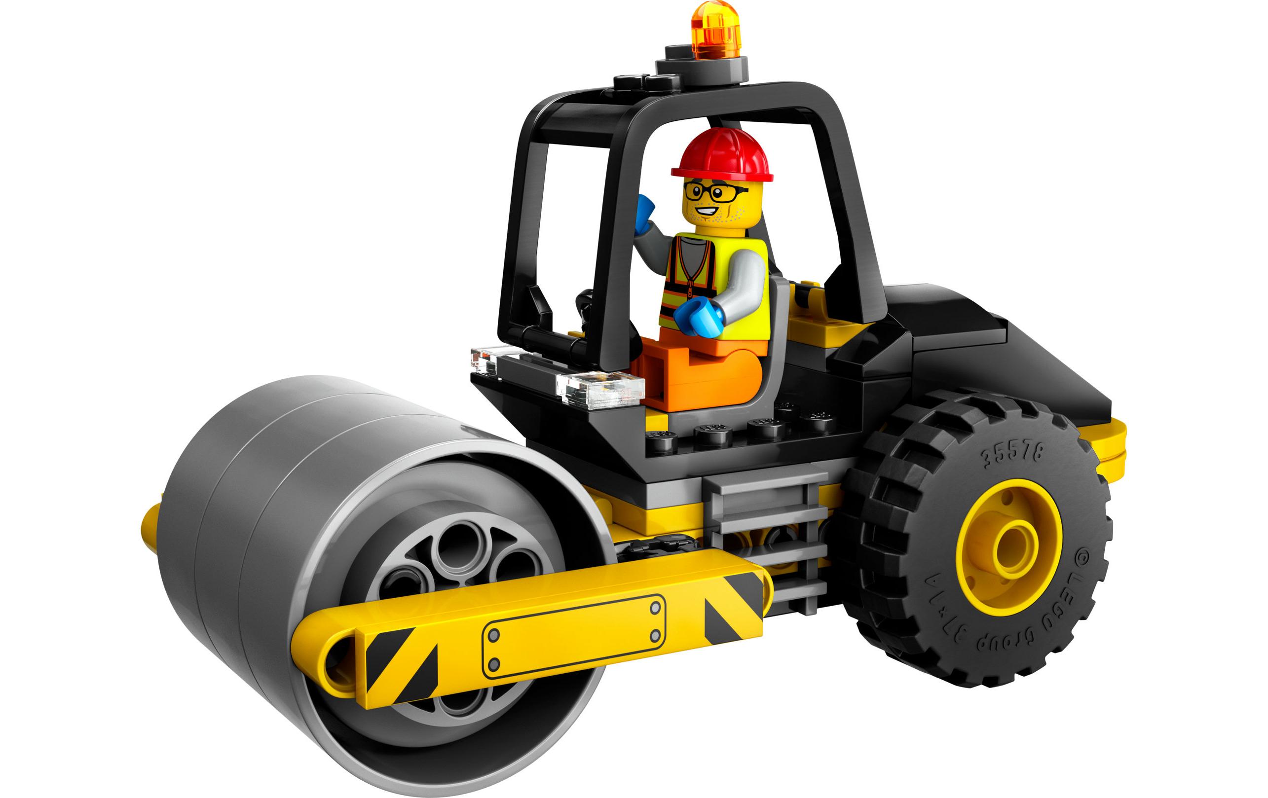 City Strassenwalze 60401Baustellenfahrzeug-Spielset