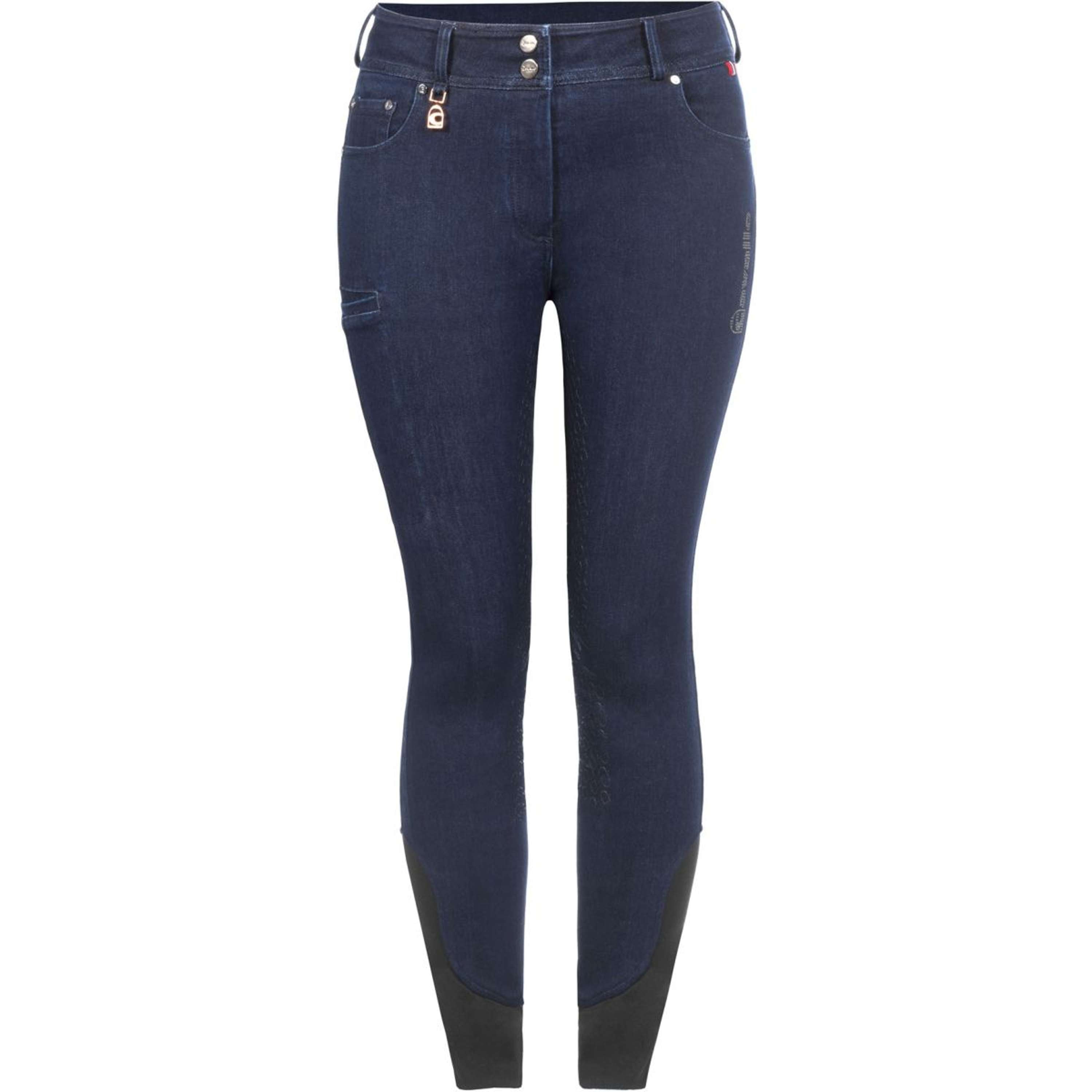 Cavallo Rijbroek Cavalcoline Full Grip Blauw Denim