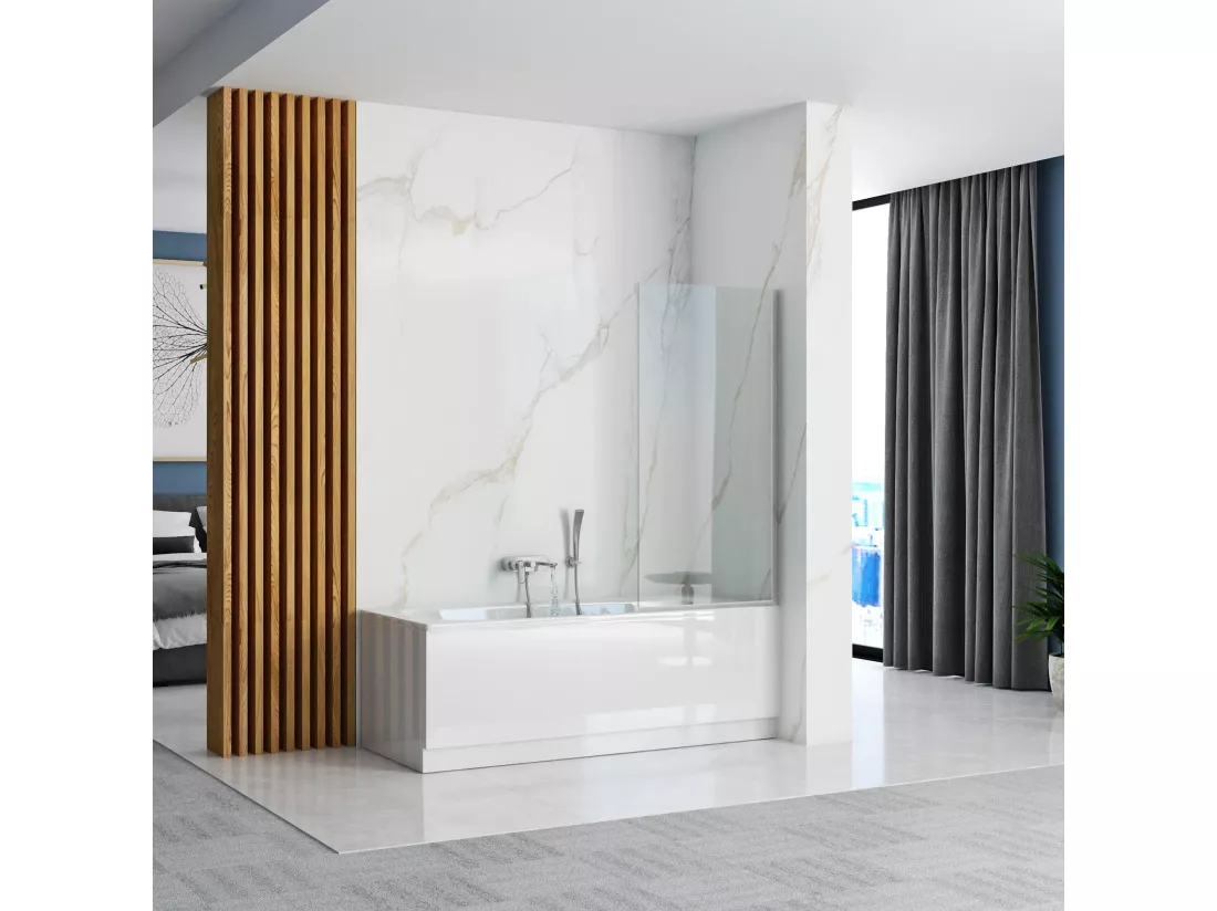 Pare-Baignoire Rea Lagos 70 Chrome