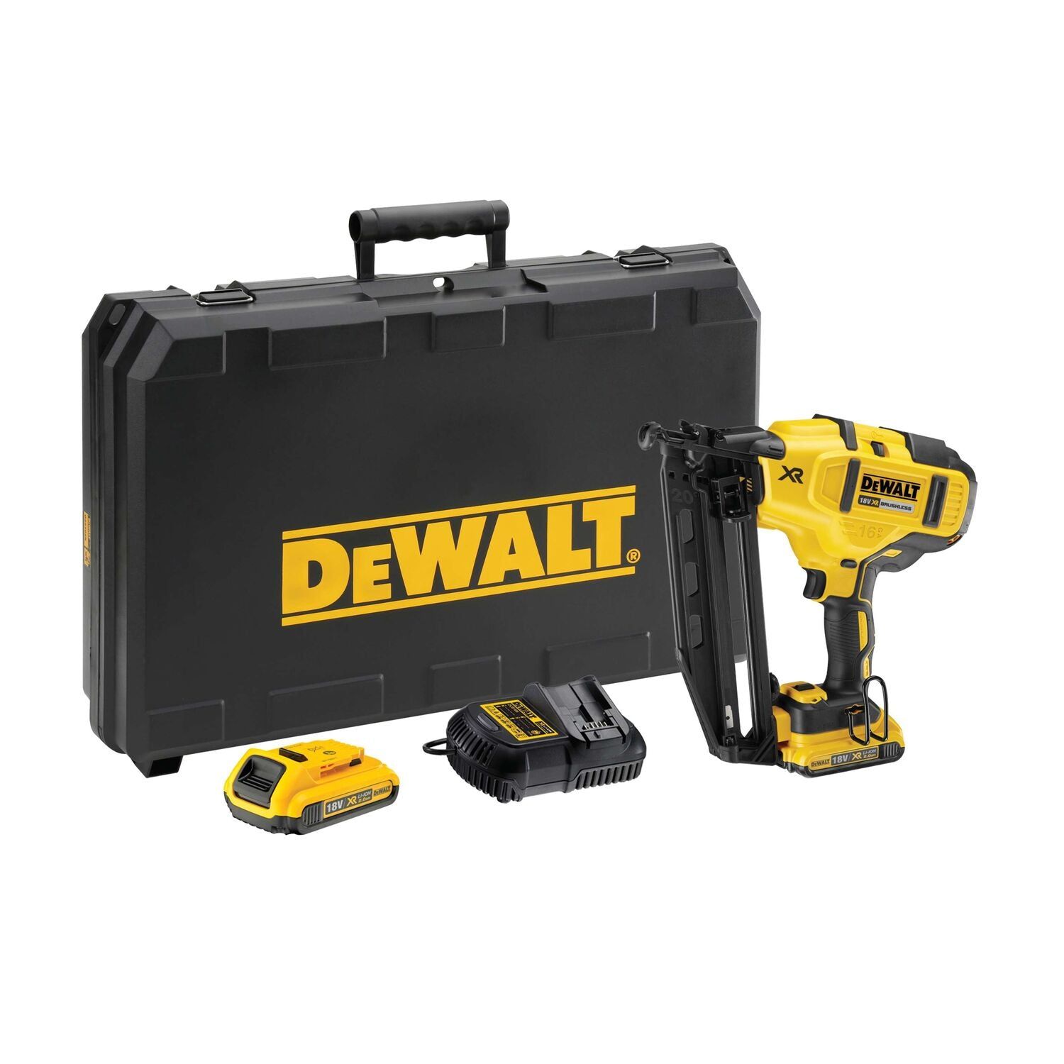 DeWALT DCN660D2 Accu afwerktacker 16Ga 18V XR 2.0Ah in koffer