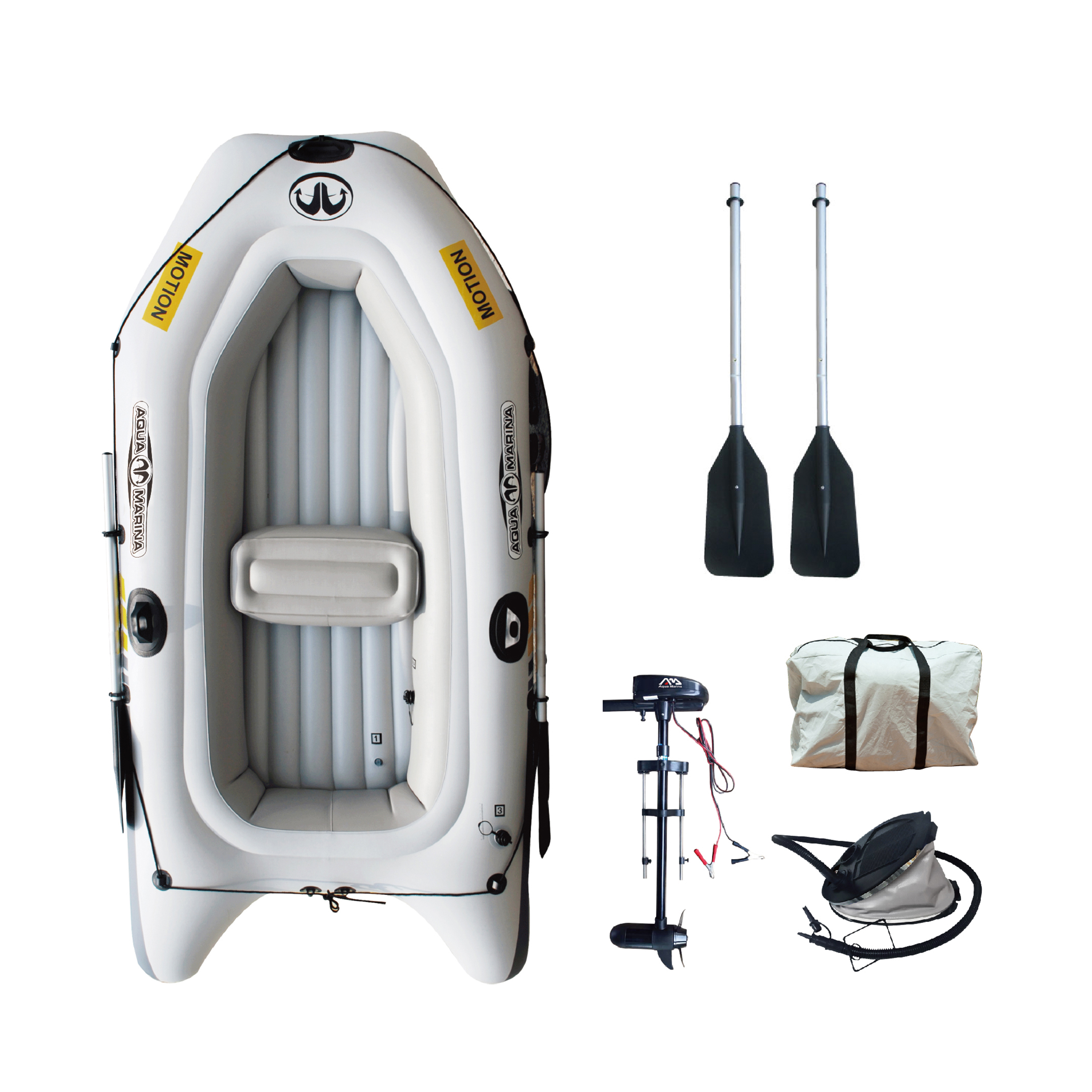 Aqua Marina Schlauchboot MOTION mit Elektromotor 255 cm