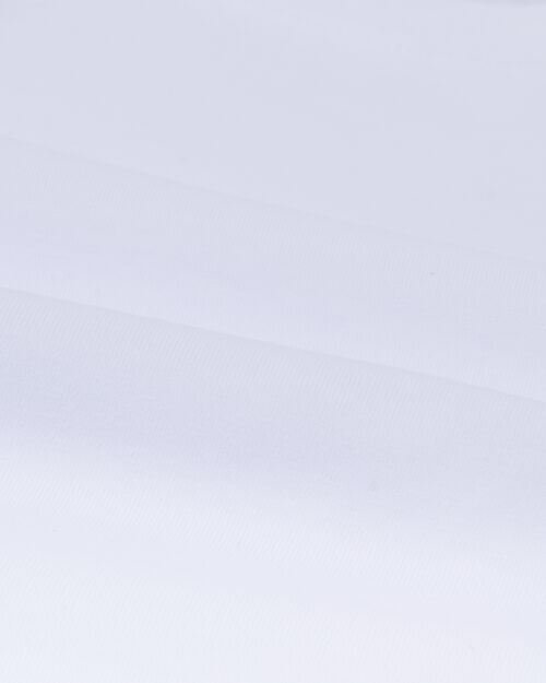 t-shirt homme slim fit col en v profond - extra long blanc