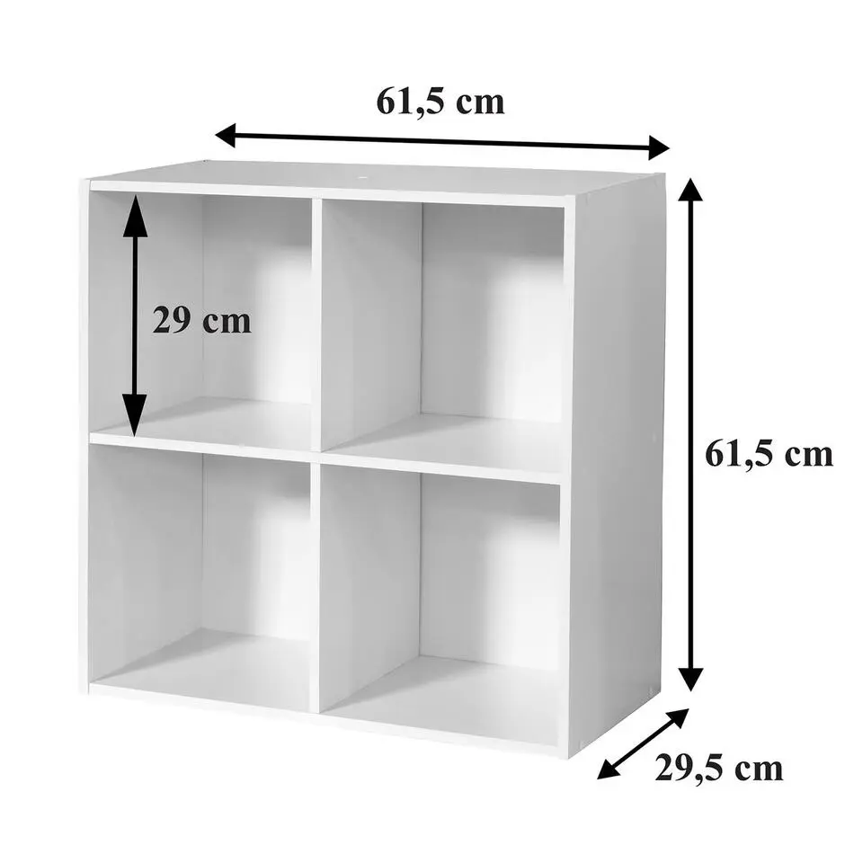 CALICOSY - Opbergkast COMPO - Wit - 61,5x61,5x29,5 cm
