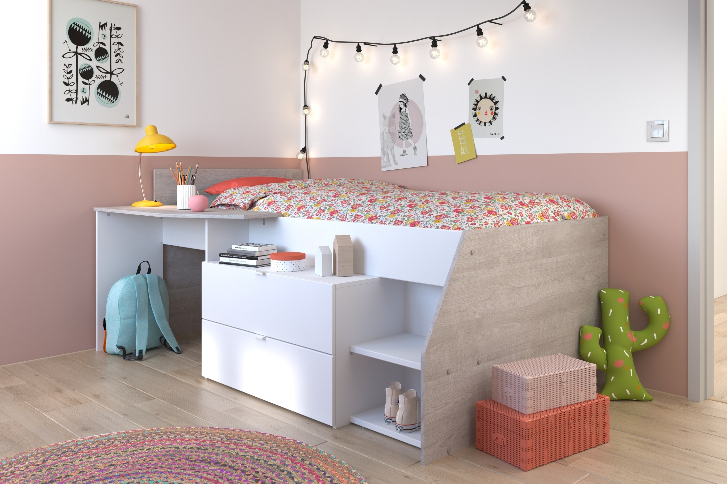 Parisot Multifunktions Hochbett 