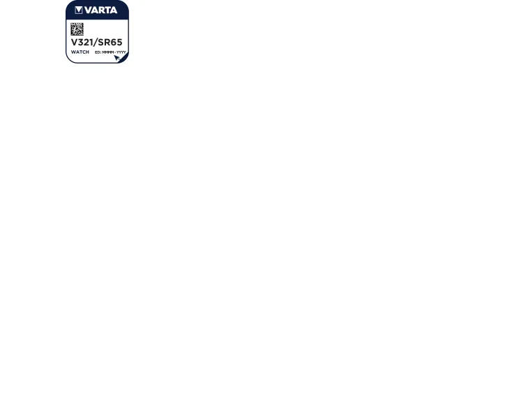 Varta V 321 - Batteri SR65 - sølvoxid - 13 mAh