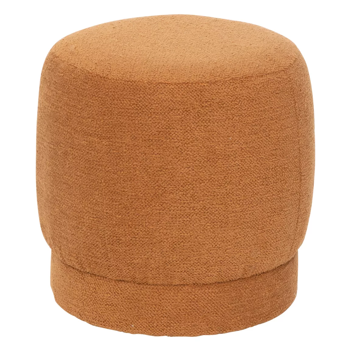 Pouf bouclette (D39 cm) Améa Orange