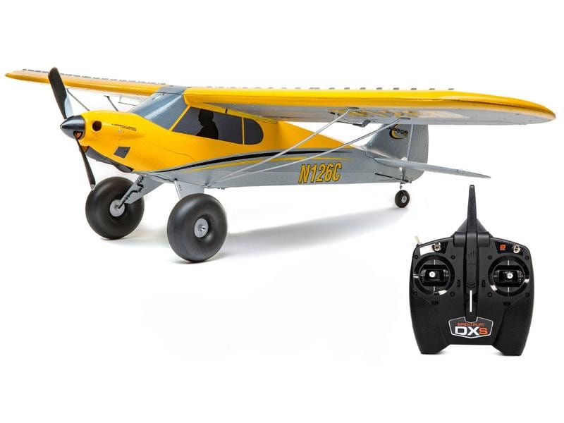 Hobbyzone Motorflugzeug Carbon Cub S2 1300 mm SAFE, ARTF Einsteigertaugliches RC Flugzeug mit Busch-Fahrwerk und Spektrum Technik