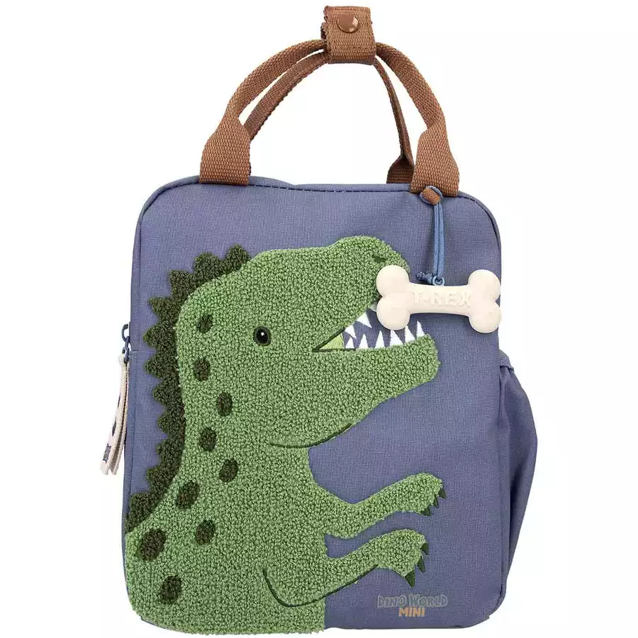 Depesche Rucksack Dino Mini Dino World 23 x 20 cm blau