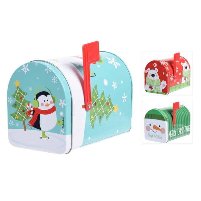 Gebäckdose - Briefkasten - ca. 15 x 9 x 11 cm - 1 Stück
