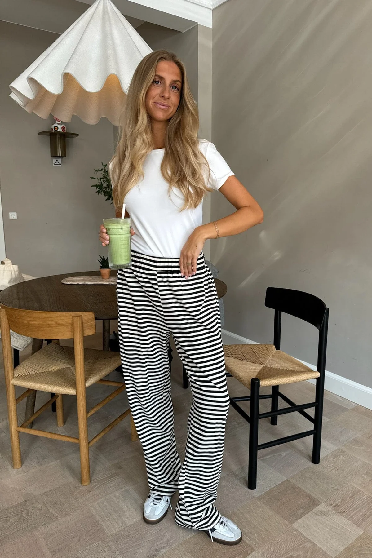 BYIC Zhannaic Pants bls black stripes