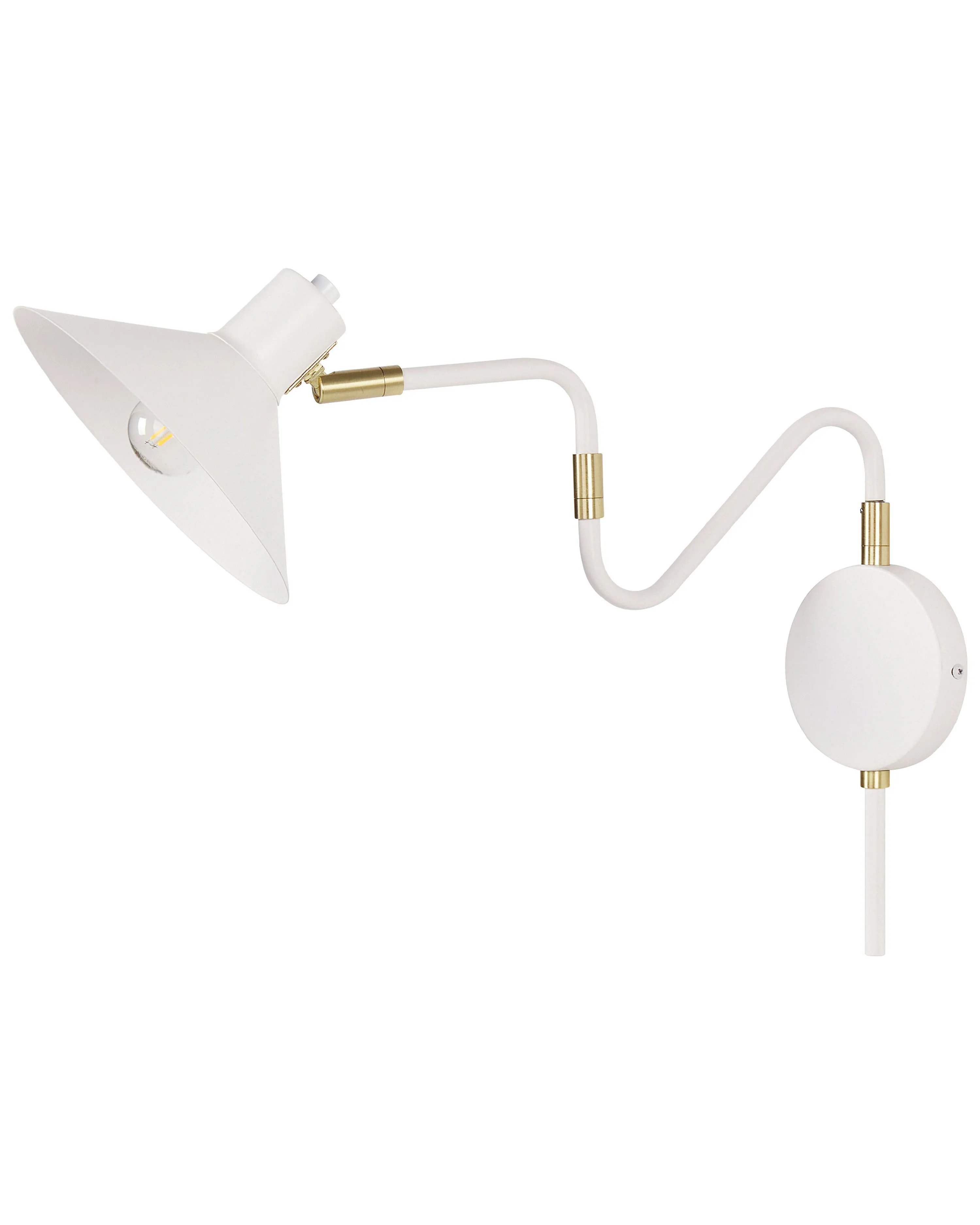 Wandlamp BALIEM verstelbaar Metaal Wit