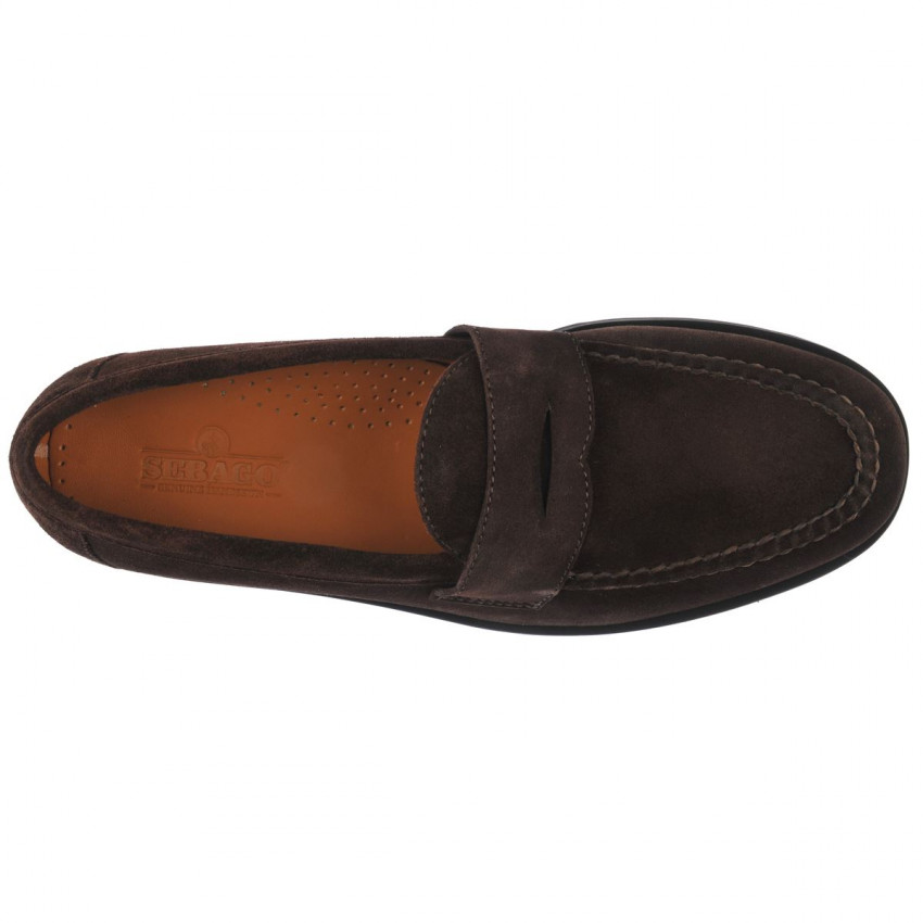 RYAN SUEDE POLARIS DARK BROWN MOCASSIN-Mocassin pour homme en suede