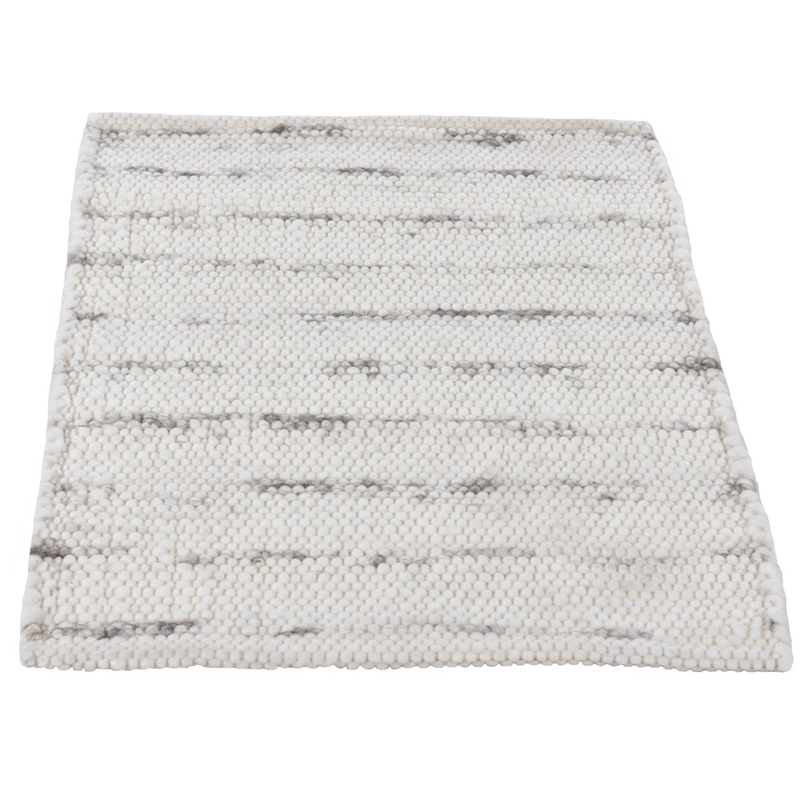 Teppich - natural grey - handgewebt - 60x90 cm