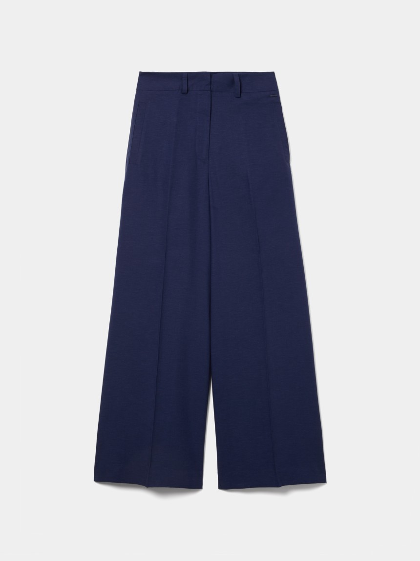Calças wide leg