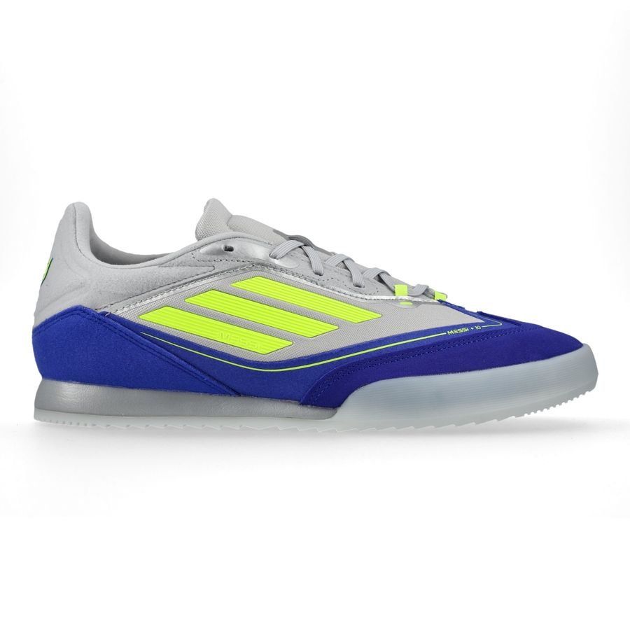 adidas F50 Messi Freestyle IN La Vida Rapida - Argenté/Jaune/Bleu