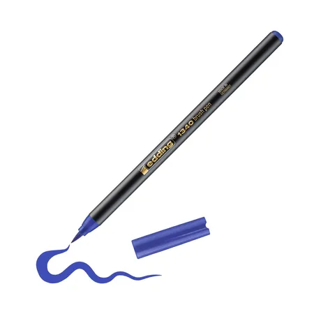 edding 1340 brushpen blau