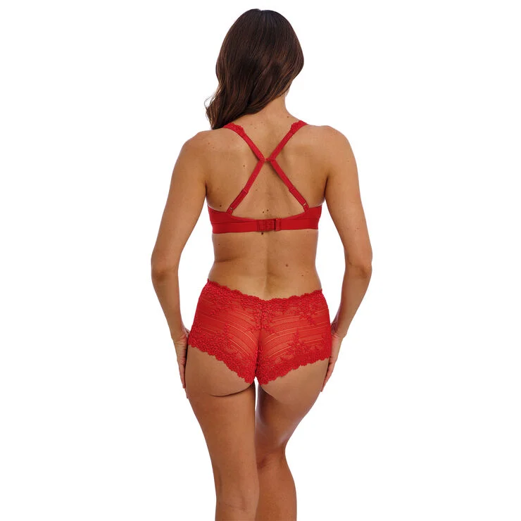 Wacoal EMBRACE LACE SOFT CUP BRA Equestrian red