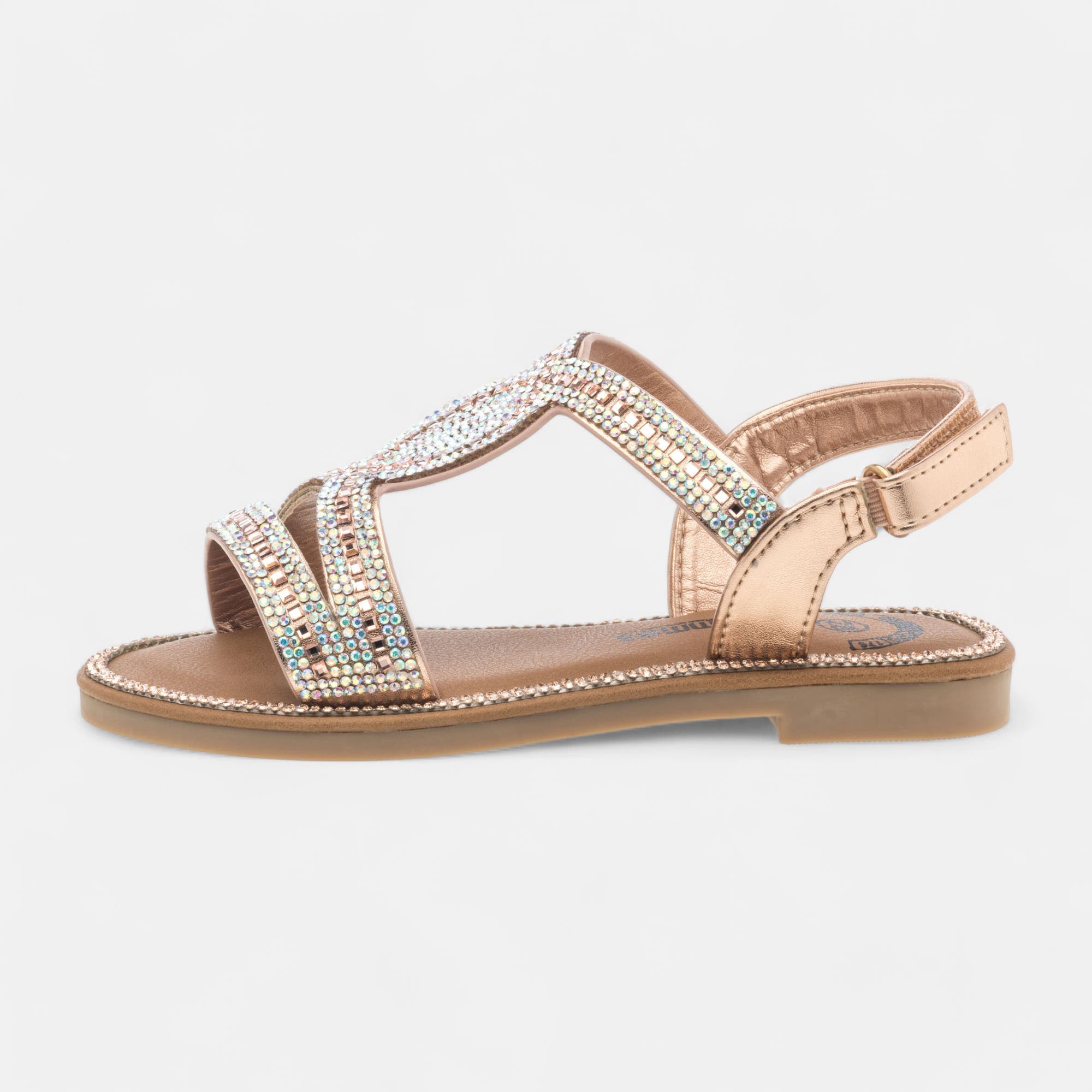 Nu-pieds Fille rose