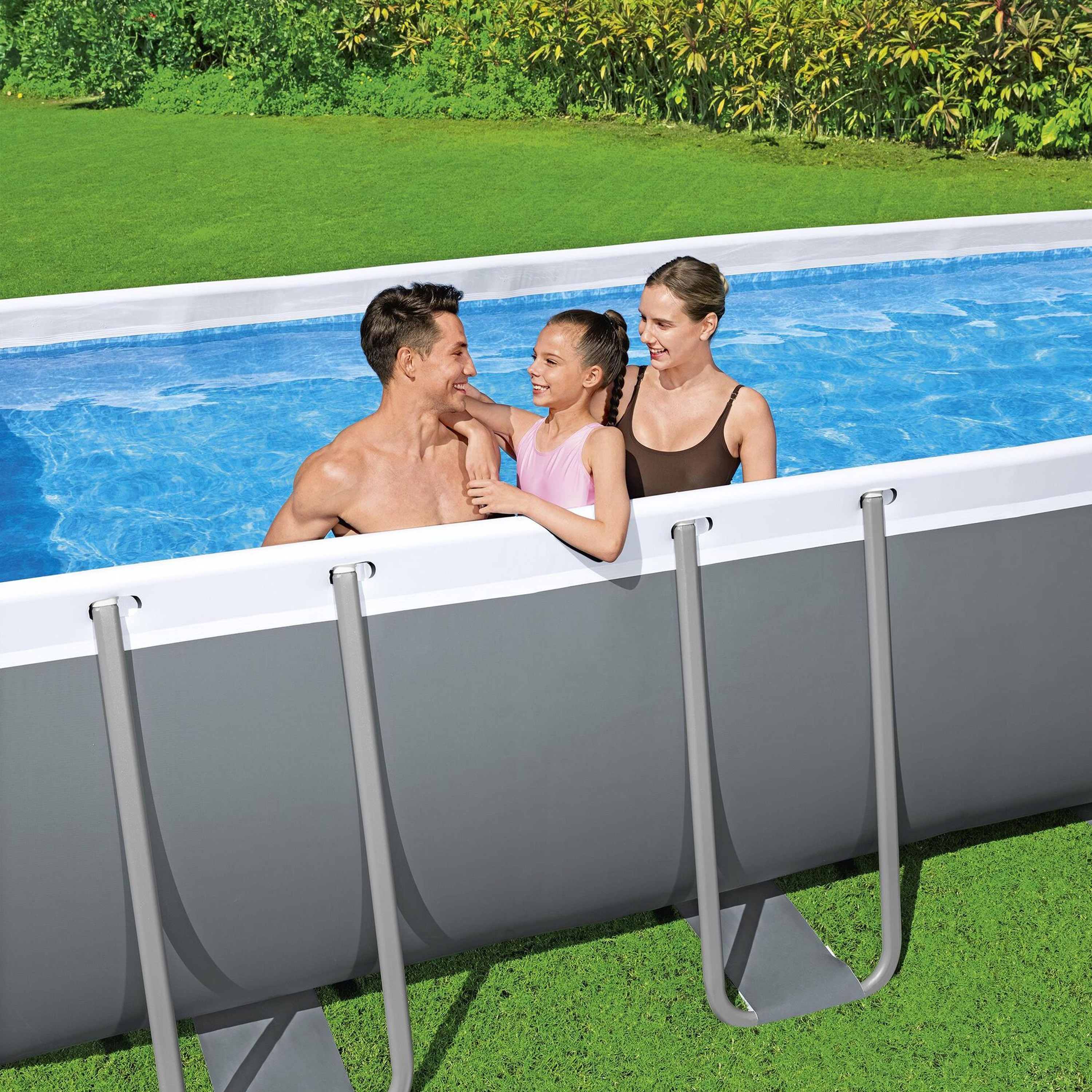 Bestway Pool Komplett-Set 488 x 244 x 122 cm
