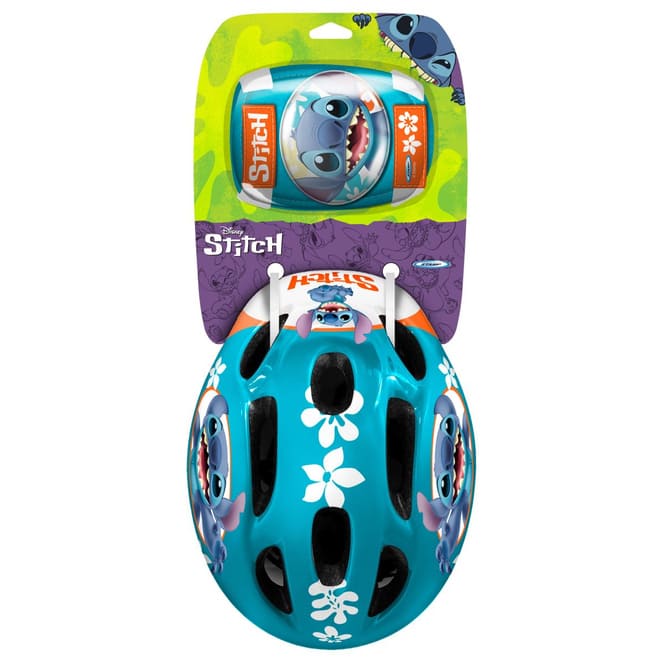 Stitch - Combo Set - Helm, Ellenbogen- und Knieschutz