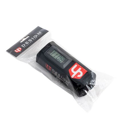 Mousse de guidon UP Design Horloge intégrée Universel - Noir