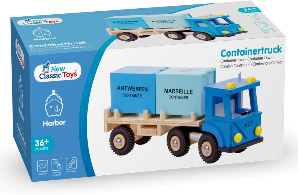 Camion avec 2 containers