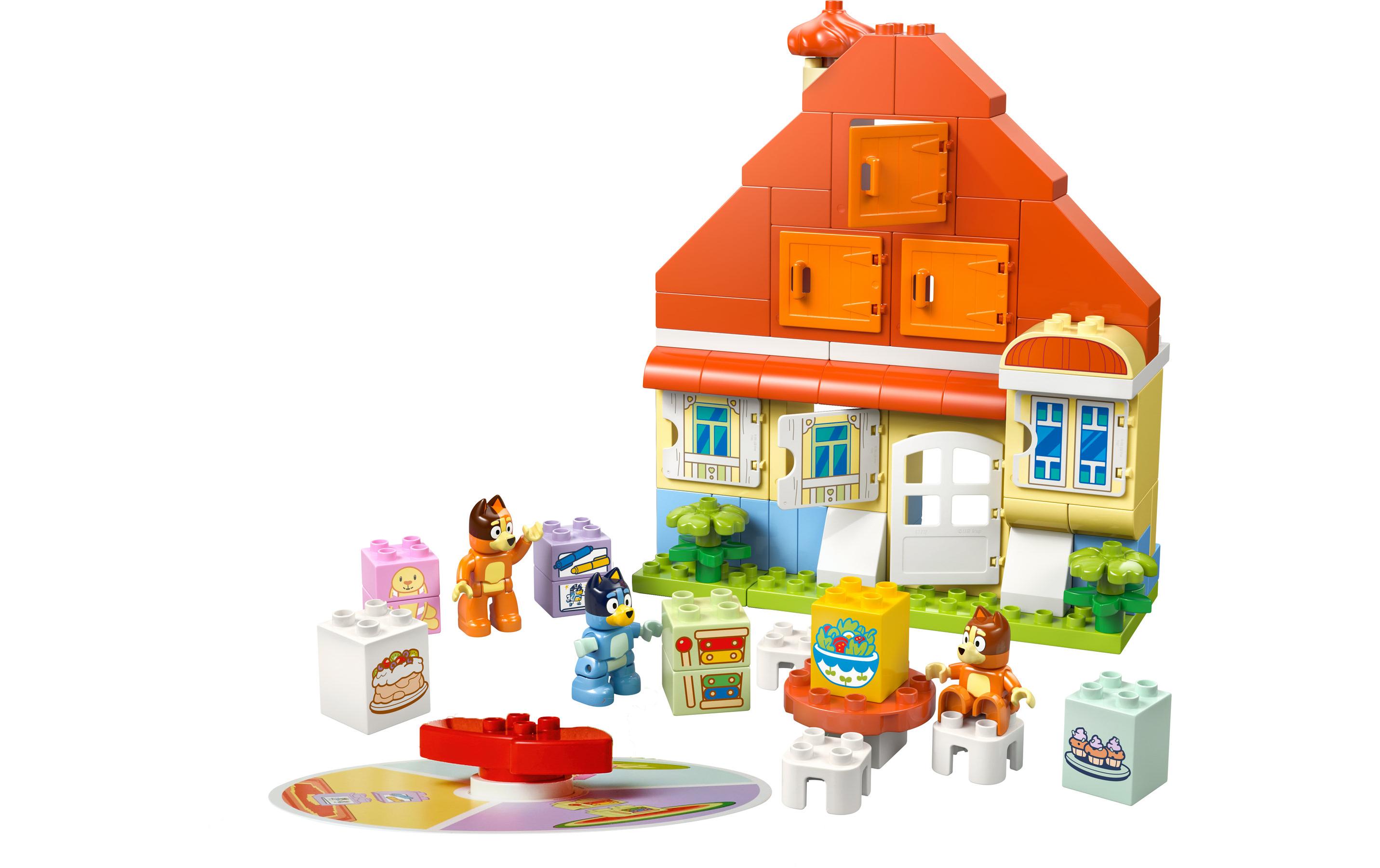 DUPLO® Blueys Familienhaus mit Memory-Spiel 10459Interaktives 2-in-1-Spielzeug für kleine und grosse Fans von Bluey