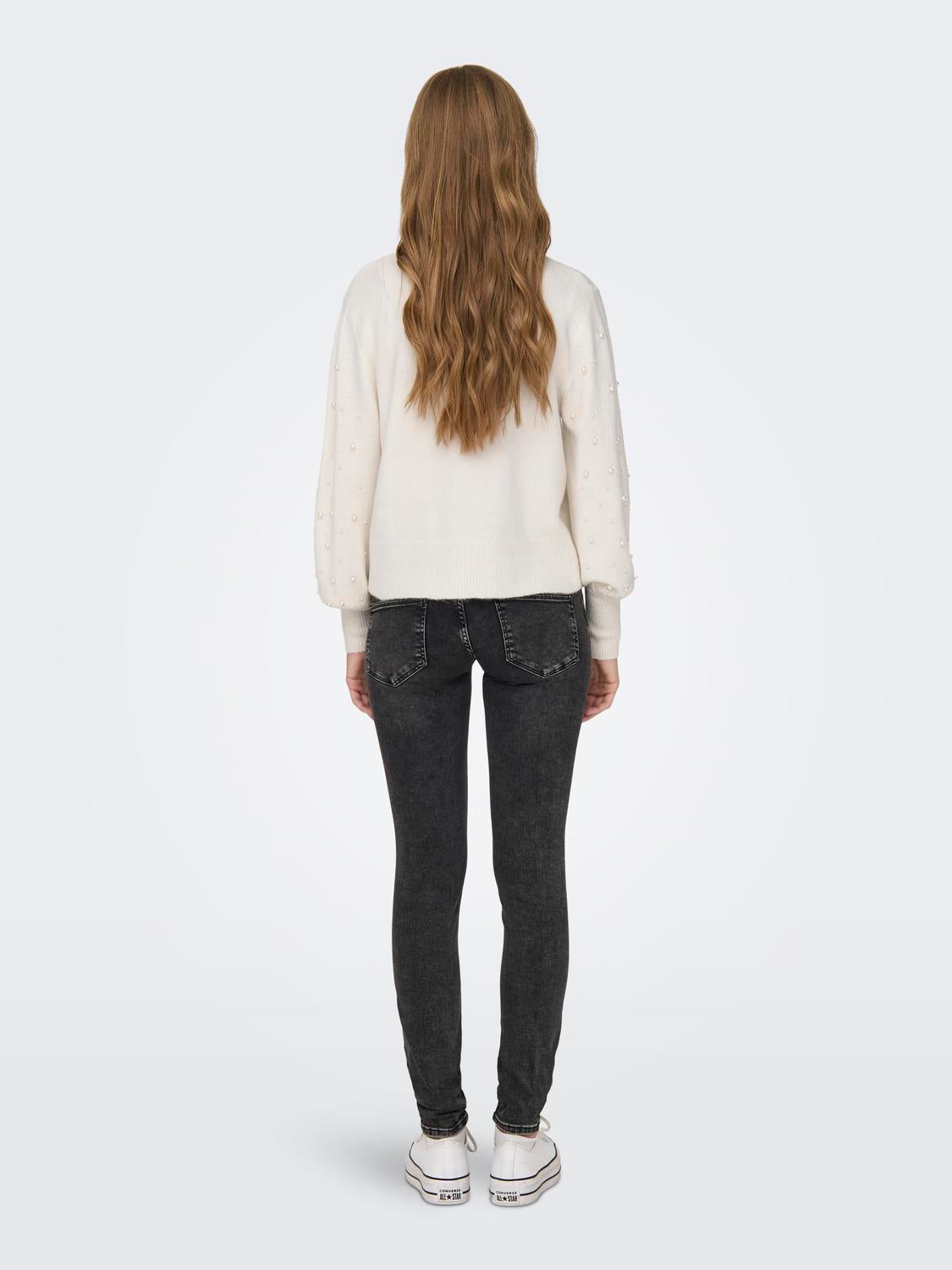 ONLKINNE Strickpullover Cloud Dancer