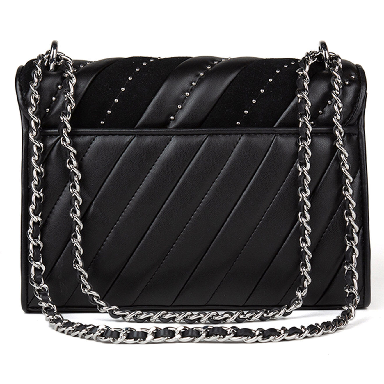 Michael Kors Sac bandoulière en Cuir Jet Set noir - 23x16x7 cm