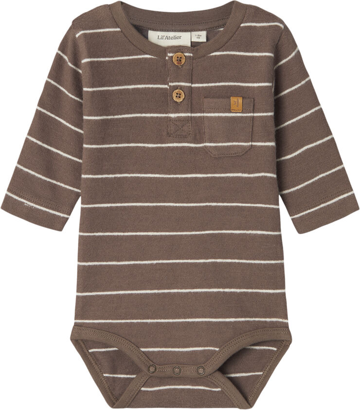 Lil' Atelier NBMSALIM LS SLIM BODY LIL Shitake