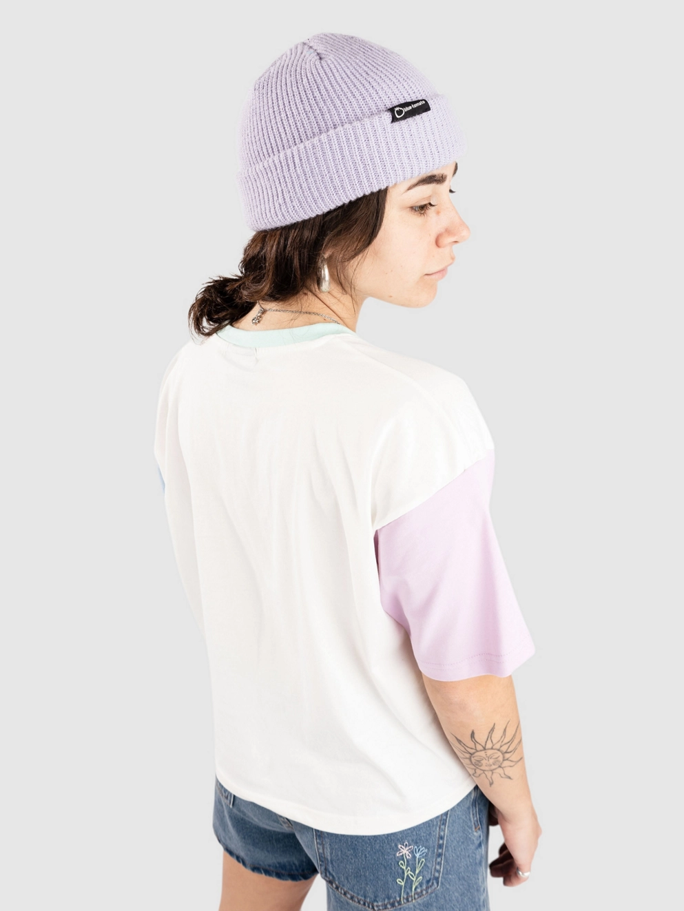 Blue Tomato Colorblock T-Shirt off white cb