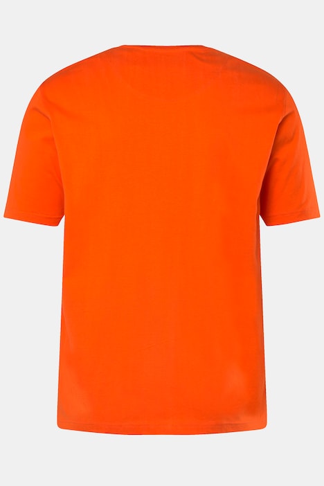 Men+ T-Shirt, Halbarm, großer Print, Rundhals, bis 8 XL