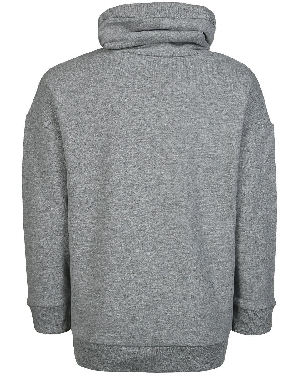 Kapuzen-Sweatshirt FUTURISTIC in grey