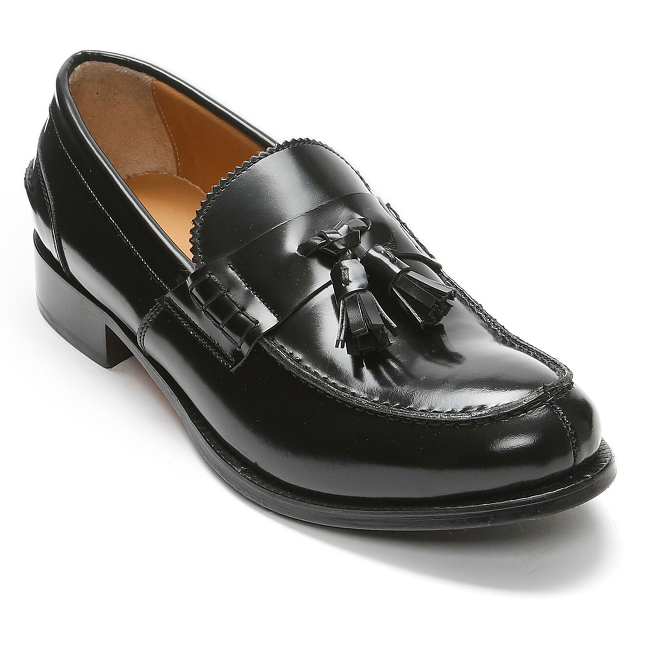 British Passport Mocassins en Cuir Mark noirs