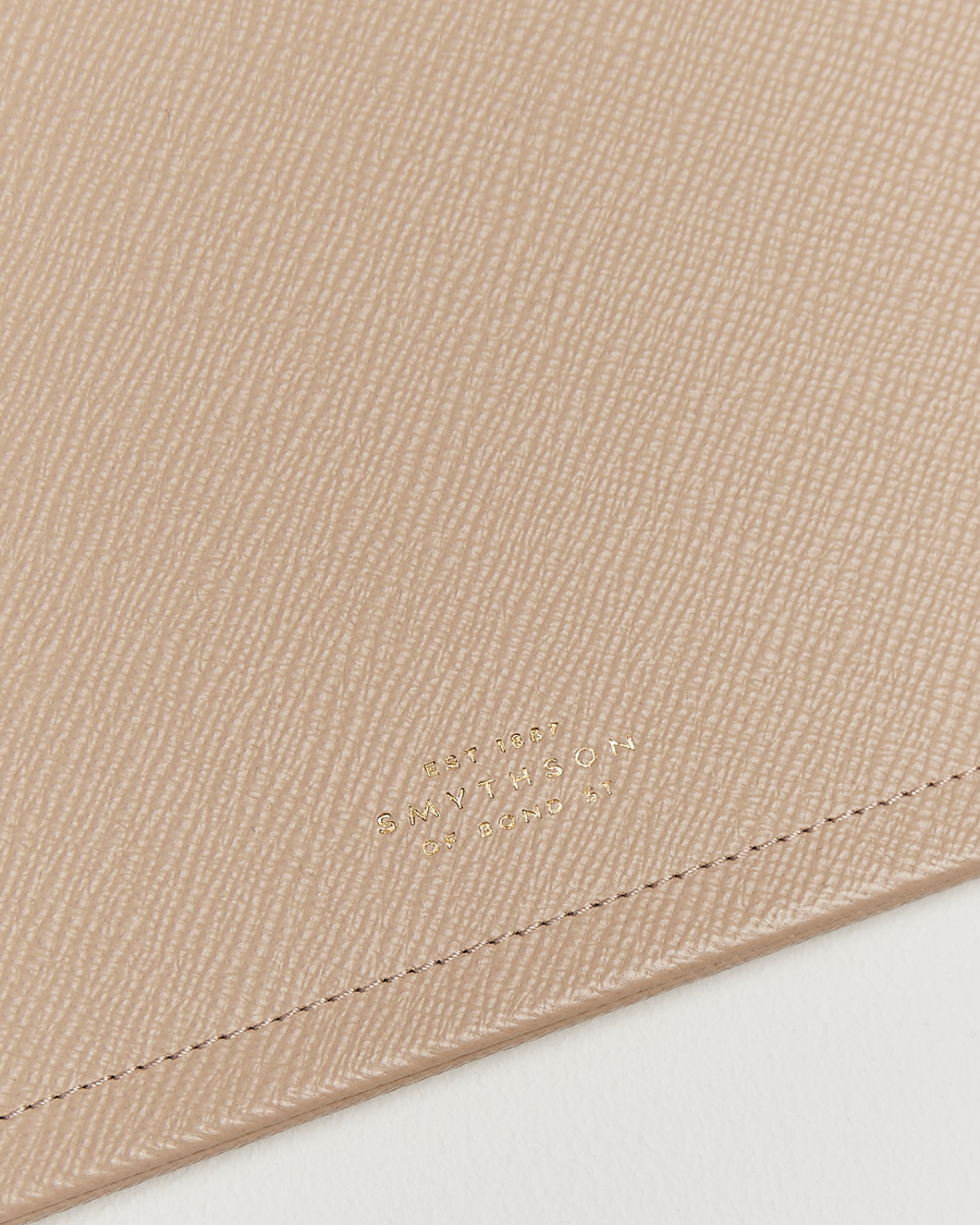 Smythson Panama Desk Mat Sandstone