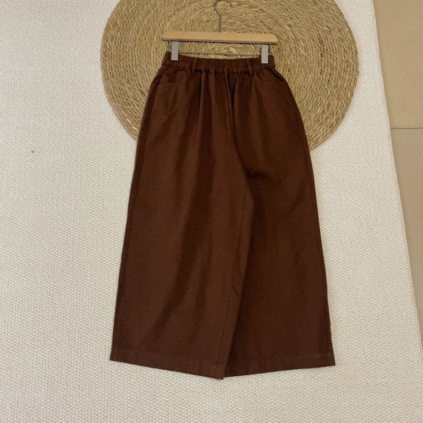 Kawaii Fairyland - Effen culottes met elastische taille