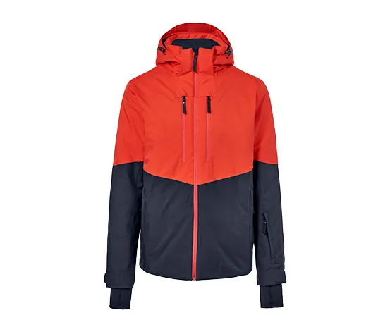 Skijacke, rot-blau