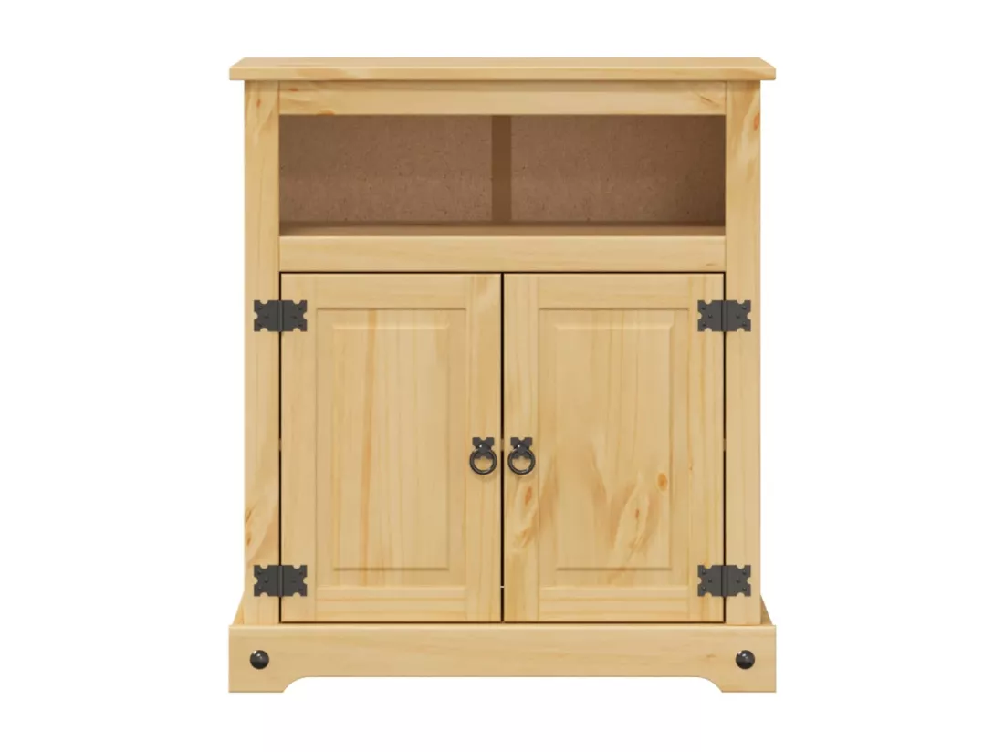 Armoire de salle de bain Corona 70x33x80 cm bois de pin massif